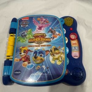 VTech Mighty Pups Super Paws Touch & Teach Word Book - Blue